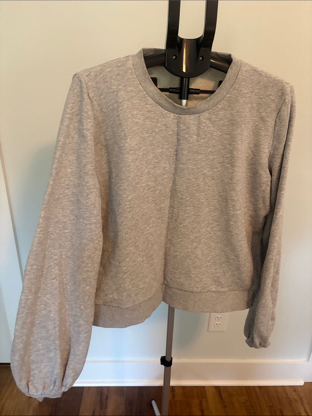 a new day Heather Gray Crewneck Sweatshirt